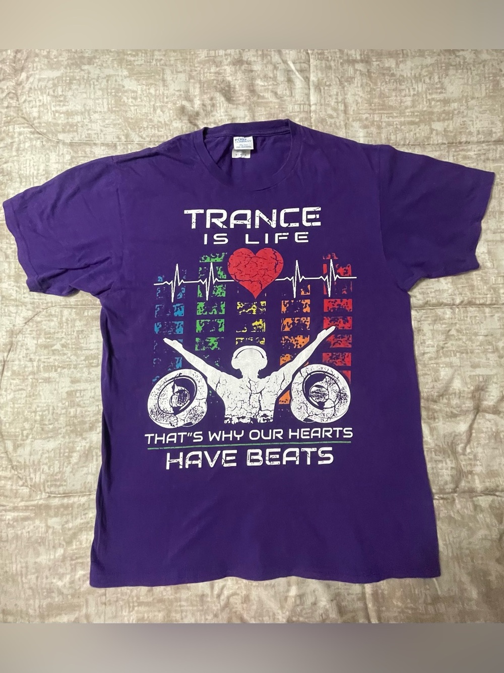 2 Unisex Electronic Dance Music Trance T-Shirts